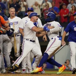 Astros and Rangers Cleared Their Benches in ALCS